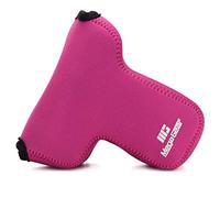 MegaGear Neoprene Camera Case - Lightweight Protective Cover Compatible with Canon EOS M6 Mark II (18-150mm) - Rosa acceso