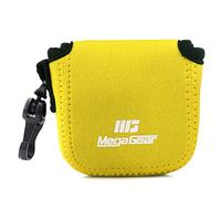 MegaGear Neoprene Camera Case Protective Travel Pouch Compatible with GoPro Hero 9, Hero 8, DJI Osmo Action, Sony RX0 II, RX0 - Giallo