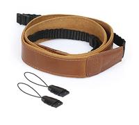 MegaGear SLR, tracolla DSLR per Canon, Nikon, Samsung, Olympus, Sony, Fujifilm, Panasonic, nero (marrone chiaro)