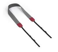 MegaGear Tracolla o tracolla regolabile in tela e vera pelle (Marrone/Grigio)