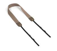 MegaGear Tracolla o tracolla regolabile in tela e vera pelle (Verde/Beige)