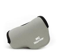 MegaGear Ultra Light Neoprene Borsa Cassa della Macchina Fotografica con Moschettone per Sony NEX-5TL, NEX-5R, NEX-3N, A5000, A5100 16-50mm (Grigio)
