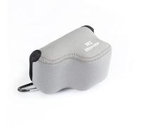 MegaGear Custodia per fotocamera in neoprene ultraleggera compatibile con Sony ZV-E10 (Grigio)