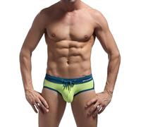 MEGAHERZ Unterhosen Slip G-String Tanga mit Kordelzug Herren Atmungsaktive Sexy Höschen String Set sotto per Männer Unterwäsche Mini Wrestling Low Rise Tangas Thongs T-Back Unterhose, verde, M