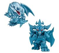 Yu-gi-oh Duel Monsters Megatoon Pvc Statua Blue Eyes White Dragon & Obelisk The