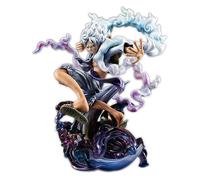 Megahouse, One Piece, WA Maximum, Action figure da collezione Monkey D. Rufy versione Gear Five della serie Portrait of Pirates