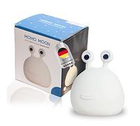 MegaLight Momo Moon - Luce notturna a LED | Luce notturna per bambini senza ingerire piccole parti | Luce allattamento dimmerabile | Lampada notturna per cameretta dei bambini Touch USB |