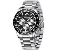 MEGALITH Orologio Uomo Cronografo Grand: Quadrante 43mm Estremamente Nitida