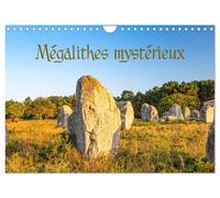 Mégalithes mystérieux (Calendrier mural 2025 DIN A4 vertical), CALVENDO calendrier mensuel: Une rencontre avec des visages du néolithique