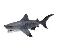 Megalodon Squali di Alta qualità Modello Simulazione Animale Giocattolo per Bambini, 23 X 8,5 X 11,5 Cm, Squali Tigre Cavi, per gli Appassionati di (Nuovo modello di squalo tigre cavo)