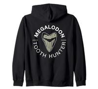 Megalodon Tooth Hunter - Megalodon Shark Felpa con Cappuccio