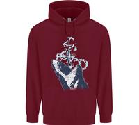 Megalodon V Great White Shark V Scuba Diver Uomo Felpa