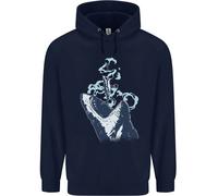 Megalodon V Great White Shark V Scuba Diver Uomo Felpa