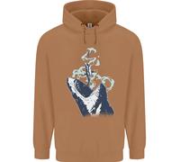 Megalodon V Great White Shark V Scuba Diver Uomo Felpa