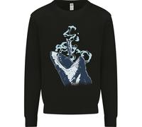 Megalodon Vs Great White Shark Vs Scuba Diver Uomo Sweatshirt Jumper