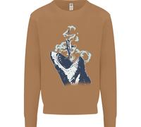 Megalodon Vs Great White Shark Vs Scuba Diver Uomo Sweatshirt Jumper