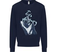 Megalodon Vs Great White Shark Vs Scuba Diver Uomo Sweatshirt Jumper