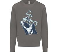 Megalodon Vs Great White Shark Vs Scuba Diver Uomo Sweatshirt Jumper