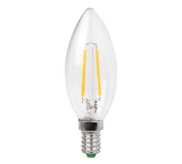 MEGAMAN Lampadina a candela E14 3W filamento chiaro, bianco caldo Megaman