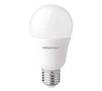MEGAMAN Lampadina LED E27 A60 11W opale, bianco caldo Megaman