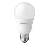 MEGAMAN Lampadina LED E27 A60 11W opale, bianco neutro MM21087
