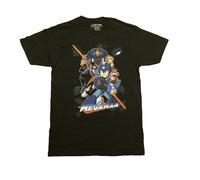 Megaman Mega Man Team Up Capcom Maglietta Da Uomo