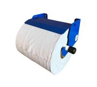 MegaMaxx - Dispenser per rotolo e carta con freno, colore: Blu