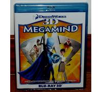 Megamind Blu-ray 3D Nuovo Sigillato Animazione