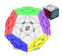 Megaminx Speed Cube, YJ YuHu V2 M Dodecaedro Cubo Senza Adesivo Pentagono Puzzle 3D Rompicapo Cubo Puzzle Giocattoli Giochi educativi Regali per Appassionati