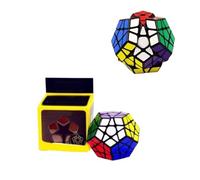 Megaminx velocità cubo, 2pcs 3x3x3 pentagonal velocità cube dodecahedron magic puzzle giocattolo per adulti