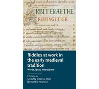 Megan Cavell Riddles at Work in the Early Medieval Tradition (Copertina rigida)