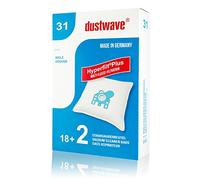 Megapack - 20 sacchetti per aspirapolvere adatti per Miele tipo F J M/Miele S250 S4 S6 / Hoover Arianne Telios Sensory/dustwave®