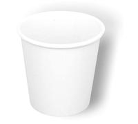 MEGAPACK Cocobanana Bicchierini di Carta da 75ml, Monouso,Compostabili - Cartone Per Uso Alimentare,Inodore e Insapore - Bicchieri Piccoli per Bevande Calde e Fredde, Caffè, Espresso - [Bianco],[400]