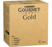 Megapack risparmio! Gourmet Gold Mousse 96 x 85 g Umido per gatto - Manzo, Coniglio, Agnello, Vitello