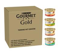 Megapack risparmio! Gourmet Gold Paté 96 x 85 g Umido per gatto - con Verdure