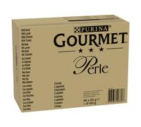 Megapack risparmio! Gourmet Perle 96 x 85 g Alimento umido per gatti - Anatra, Agnello, Pollo, Tacchino in Salsa