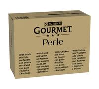 Megapack risparmio! Gourmet Perle 96 x 85 g - Anatra, Agnello, Pollo, Tacchino in Salsa