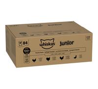 Megapack risparmio! Whiskas Junior buste 84 x 85 g - Selezione di pollame in gelatina