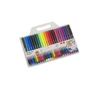 Megaprom Set di 24 pennarelli colorati per la scuola