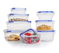 Megaprom - Set di contenitori Trasparenti, 215 x 150 x 75 mm