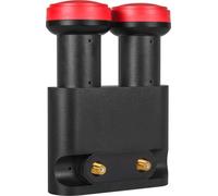 Megasat Diavolo Monoblock Twin LNB - per Astra & Hotbird - Nero/Rosso