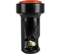 MEGASAT 0400011-SINGLE LNB Singolo 0,1dB Mega Solo Full HD 3D Nero/Rosso