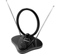 Megasat DVB-T 30 V2 - Antenna TV e radio, amplificatore 28 dB - Nero | DVB-T/DVB-T2, FM, DAB/DAB+, filtro LTE