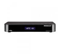 Megasat HD 935 Twin V4 - Ricevitore satellitare Twin (2 sintonizzatori, client & server SAT>IP, PVR, Bluetooth 5.1 per la trasmissione audio a cuffie/altoparlanti) - Nero