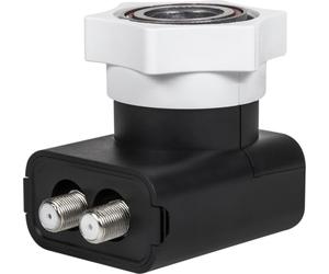Megasat LNB per antenna piatta Twin - Accessorio (compatibile con antenne piatte D1/D2/D4 Profi-Line)