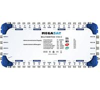 Megasat Multiswitch 17/8 C - Multiswitch (Ricezione di 4 satelliti, per un massimo di 8 utenti, espandibile a cascata per maggiore flessibilità)