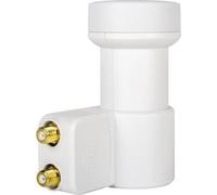 MegaSat Twin-LNB HD-Profi Numero di partecipanti 2 Registrazione feed connessioni placcate oro da 40 mm protezione dagli agenti