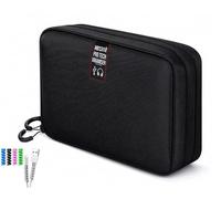 MegaStro Pro Tech Organizer: Organizer impermeabile per elettronica, gadget, cavi, hard disk e accessori, kit da viaggio