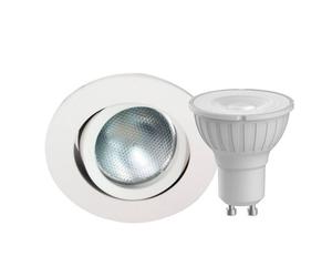 Megatron DecoclicSet faretto LED GU10 5W bianco Megatron