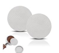 MEGAVOW 2 Pezzi Schermo per Caffè 58mm, Filtro per Caffè in Acciaio Inossidabile, Riutilizzabile 1,7mm Spessore 150μm Puck Screen per Espresso Portafiltro